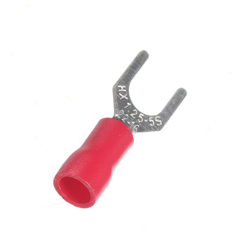 10Pairs 481E 20Pcs Red Fully Insulated Spade Crimp Cable Connectors Terminal 