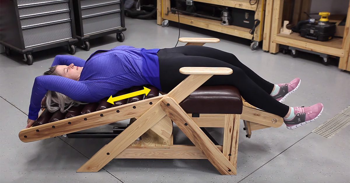 The Inversion Chair - an inversion table alternative.